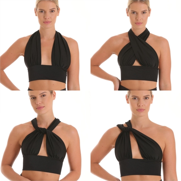 Balia 8-Way Wrap Top - Black - OS - Picture 1 of 9